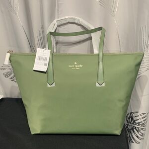 Kate Spade NWT Light Green Tote Bag